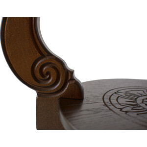 Стол журнальный Мебелик Грация (М) темно-коричневый (П0002552)