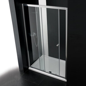 Душевая дверь Cezares Anima BF-1 160x195 прозрачная, хром (Anima-W-BF-1-160-C-Cr)
