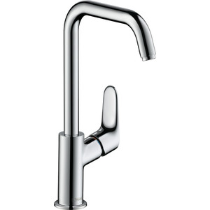 Смеситель для раковины Hansgrohe Focus высокий, с донным клапаном Push-Open, хром (31609000)