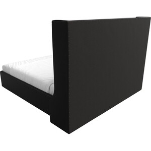 Кровать Мебелико Ларго эко-кожа черный