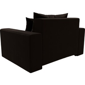 Кресло Мебелико Майами микровельвет коричневый