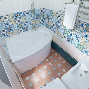 Акриловая ванна Triton Кайли R 150x100 правая, на каркасе, с фронтальной панелью (Щ0000048445, Щ0000048093)