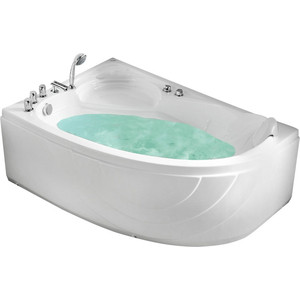 Акриловая ванна Gemy 150x100 с гидромассажем (G9009 B L)