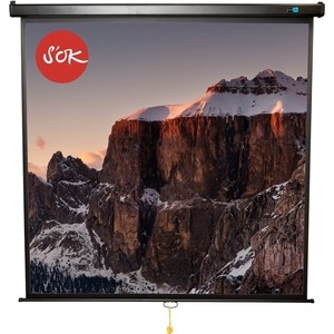 Экран для проектора S'OK 150x150 Wallscreen 1:1 84'' Black (SCPSW-150x150BLCK)