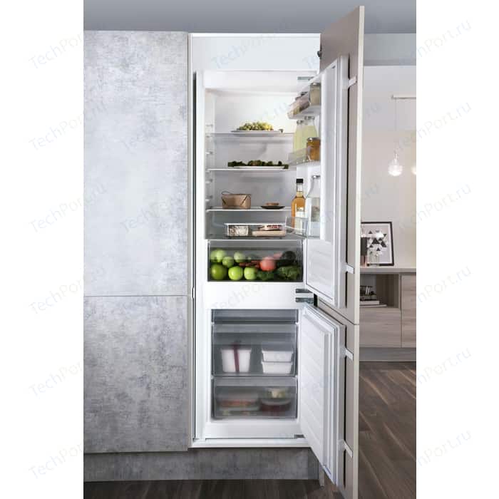 Встраиваемый холодильник Hotpoint BCB 70301 AA (RU), белый – купить в ...