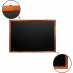 Доска магнитная BRAUBERG 236895 черная, деревянная окрашенная рамка, для мела 100x150