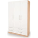 Шкаф комбинированный Шарм-Дизайн Шарм 90х45 дуб сонома+белый