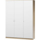 Шкаф комбинированный Шарм-Дизайн Лайт 150х60 дуб сонома+белый