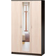 Шкаф комбинированный Шарм-Дизайн Лайт 120х60 венге вяз с зеркалом