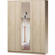 Шкаф комбинированный Шарм-Дизайн Лайт 150х60 дуб сонома с зеркалом