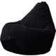 Кресло-мешок DreamBag Черный микровельвет 3XL 150x110