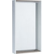 Зеркало-шкаф Акватон Бэлла 45 белый/джарра с подсветкой (1A221702BBAZ0)