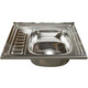 Кухонная мойка Mixline Накладная 60x50 нержавеющая сталь 0,4 мм (4640030862412)