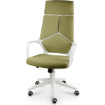 Кресло офисное NORDEN IQ white plastic green белый пластик/зеленая ткань