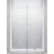 Душевая дверь Cezares Relax 180x185 прозрачная, серый (RELAX-B-2-180-C-Bi)