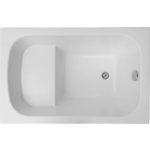 Акриловая ванна Aquanet Seed 110х70 сидячая, с каркасом и панелью (246173, 246135)