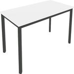 Стол письменный на металлокаркасе Riva Slim С.СП-4.1 белый/антрацит металл 118x60x75 комплект