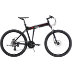 Складной велосипед Stark 19 Cobra 26.3 HD (2019) чёрный/красный/серый 20"