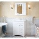 Мебель для ванной Corozo Техас 70 белая