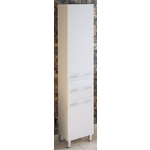 Шкаф-пенал Corozo Мирэль 40 с бельевой корзиной, белый (SD-00000400)