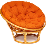 Кресло TetChair Papasan 23/01 W с подушкой Honey мед/ткань оранжевый С23