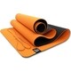 Мат для йоги Original Fit Tools 6 мм двухслойный перфорированный оранжевый