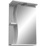 Зеркало-шкаф Stella Polar Верея 50 с подсветкой, правый, белый (SP-00000032)