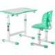 Комплект парта + стул трансформеры FunDesk Omino green