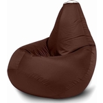 Кресло бескаркасное Mypuff Груша шоколад размер компакт оксфорд bm_022
