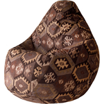 Кресло-мешок Bean-bag Груша мехико коричневое XL