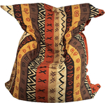 Кресло бескаркасное Mypuff Большая подушка Африка мебельный хлопок bp-048