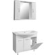 Мебель для ванной Stella Polar Концепт 90 с бельевой корзиной, белая
