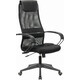 Кресло офисное Brabix Premium Stalker EX-608 PL ткань-сетка/кожзам черное (532090)
