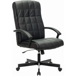 Кресло офисное Brabix Quadro EX-524 экокожа черное (532104)