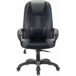 Кресло компьютерное Brabix Premium Rapid GM-102 экокожа/ткань, черное/серое (532105)