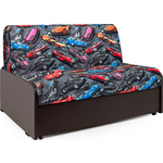 Диван-кровать Шарм-Дизайн Коломбо БП 160 машинки и экокожа шоколад