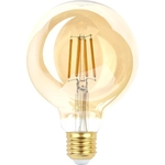 Лампочка светодиодная филаментная ЭРА E27 7W 2400K прозрачная F-LED G95-7W-824-E27 gold Б0047662