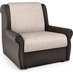 Кресло-кровать Шарм-Дизайн Аккорд М корфу беж и экокожа шоколад