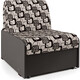 Кресло-кровать Шарм-Дизайн Коломбо БП шенилл ромб и экокожа шоколад