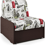Кресло-кровать Шарм-Дизайн Коломбо БП Париж и рогожка шоколад