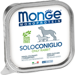 Консервы Monge Dog Monoprotein Solo для собак паштет из кролика 150 г