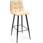Барный стул TetChair Chilly (mod.7095) ткань/металл бежевый barkhat 5/черный