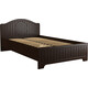 Кровать с ламелями и опорами Compass Монблан МБ-601К 200x120 орех шоколадный