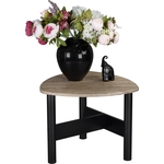 Стол журнальный Мебелик Саут 3Д черный, палисандр натуральный (П0004132)