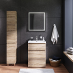 Мебель для ванной Am.Pm Gem S 60 напольная с раковиной, зеркалом и аксессуарами (BK91GC)