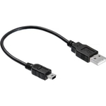 Кабель Buro OTG_MINI USB A(f) mini USB B (m) 0.2м черный