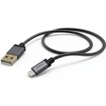 Кабель HAMA Metal 00173626 Lightning (m) USB A (m) 1.5м черный