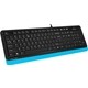 Клавиатура A4Tech Fstyler FK10 черный/синий USB