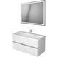 Мебель для ванной Veneciana Allia 100 с ящиками, белая
