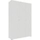 Шкаф комбинированный (с 3 дверьми) Это мебель Абрис ПМ-332.25 исп.2 белый глянец